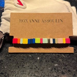 NWT Roxanne Assoulin Fruit Stripe Enamel Bracelet